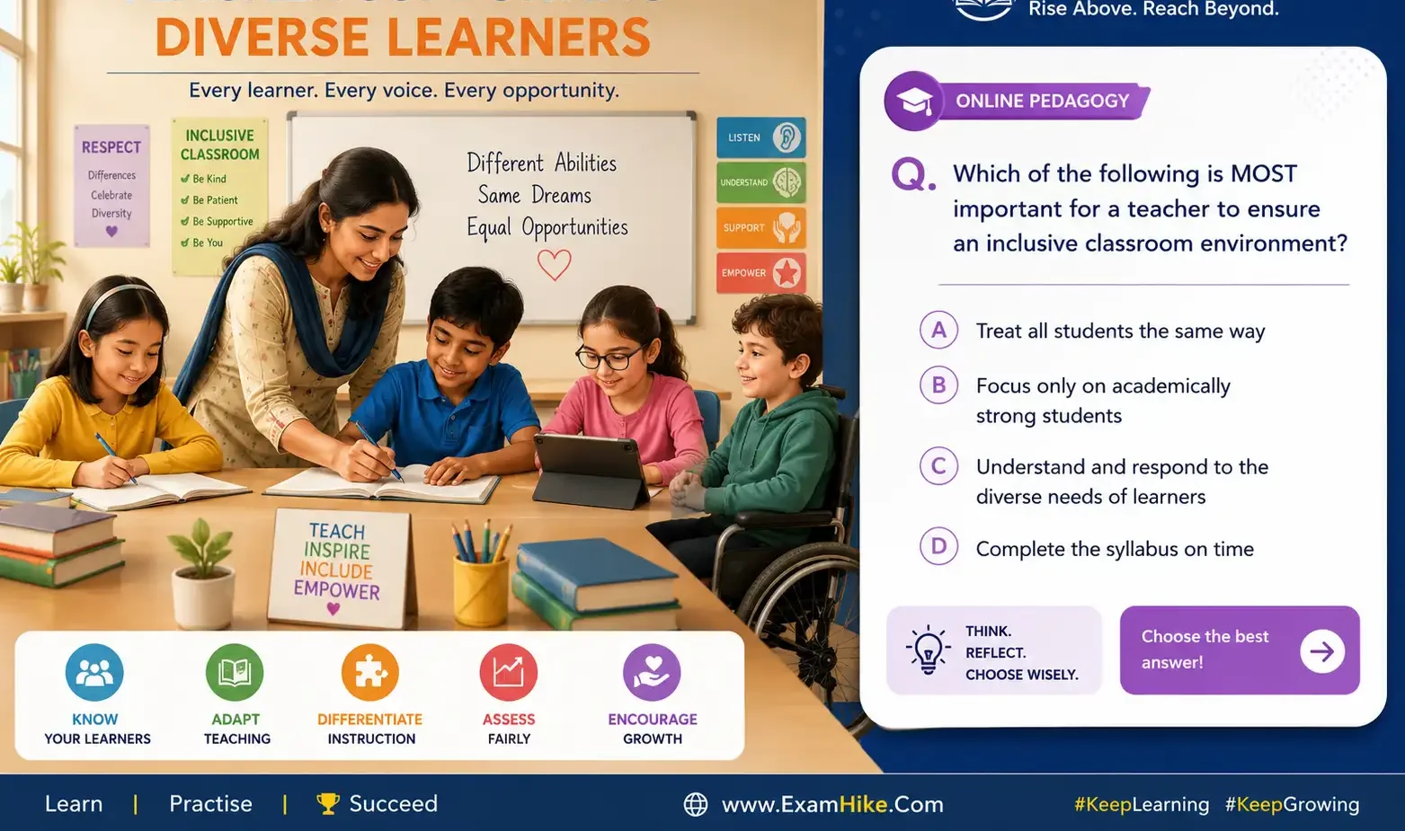 CTET mock test practice for child development and pedagogy